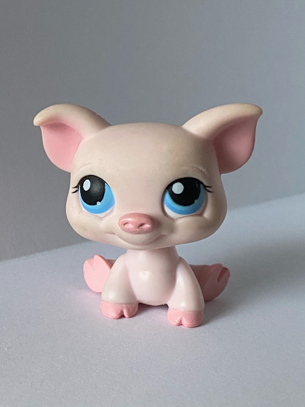 Littlest Pet Shop LPS Pink Pig #87 Hasbro 2005